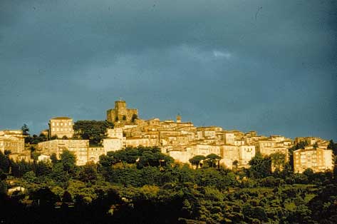 Manciano - panoramic view